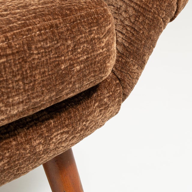 19th Century France Burnt Orange Wood Armchair For Sale - Image 9 of 10
