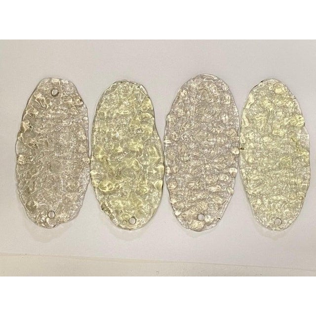 Pair of 1960s Vistosi Torcello Glass Disk Sconces by Gino Vistosi For Sale In New York - Image 6 of 12