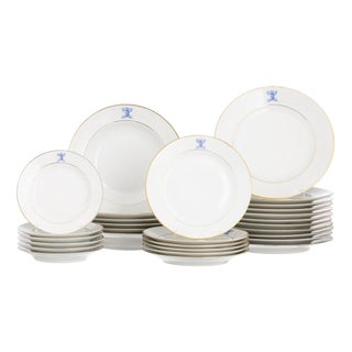 Porcelain Service Set from Vista Alegre, Set of 25 For Sale