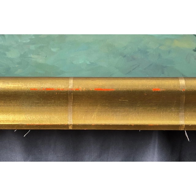 1960s Chelsea House Floral Still Life Oil Painting After Renoir For Sale - Image 17 of 17