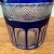 Mid Century Nachtmann Crystal Decanter With Cobalt Blue Overlay For Sale - Image 9 of 13