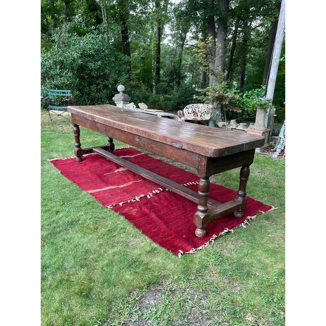 Brown 18th Century French Harvest Table For Sale - Image 8 of 12