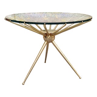 Vintage Spider Coffee Table in Polished Brass, 1990s For Sale