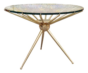 Vintage Spider Coffee Table in Polished Brass, 1990s
