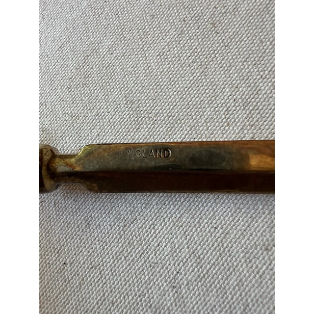 Up for consideration is a beautiful vintage brass pineapple letter opener. This would look lovely in use or on display on...