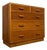 Vintage English Golden Oak Chest of Drawers, 1900s For Sale
