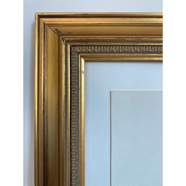 Listed Artist Lee Waisler (B. 1938) Abstract Etching in Gilt Wood Frame For Sale - Image 9 of 18