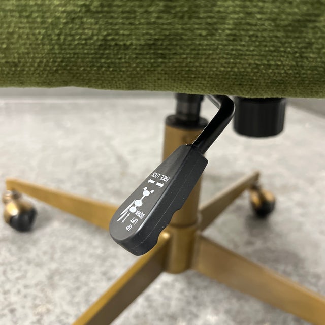 Zarek Mid Century Upholstered Office Chair Chairish