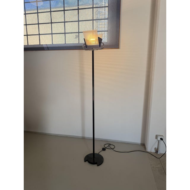 Metal Triana Floor Lamp by Perry King and Santiago Miranda for Arteluce, 1980s. For Sale - Image 7 of 8