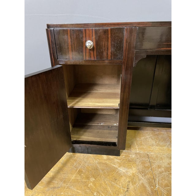 1920s Vintage Art Deco Desk in Macassar, 1920s For Sale - Image 5 of 7