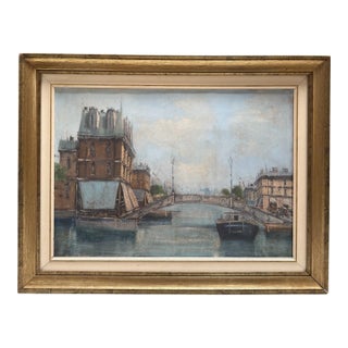 Original Italian Seascape Oil Painting by L. De Ferrara For Sale