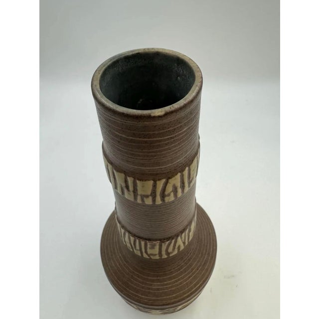 Mid-Century West German Girmscheid Pottery Vase – Model 222 – 1960s For Sale In Houston - Image 6 of 6