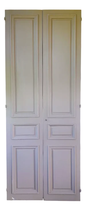 Antique Haussmann Double Door, 1890s