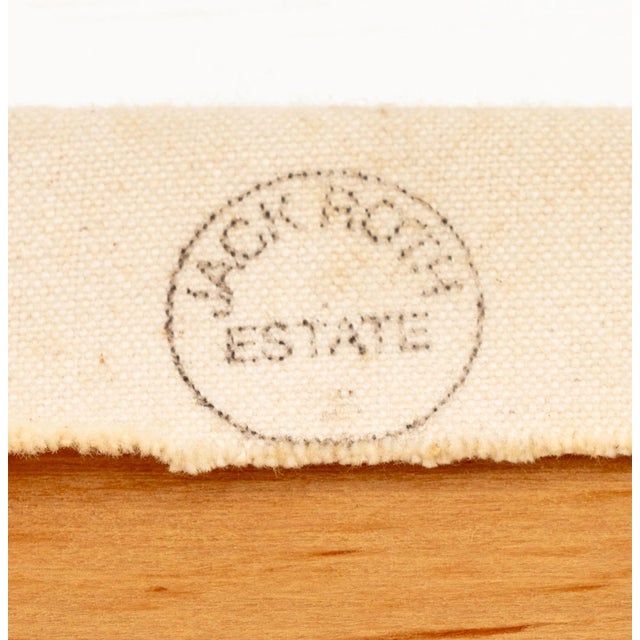 Jack Roth "#4" Acrylic on Canvas, 1976 For Sale - Image 9 of 10