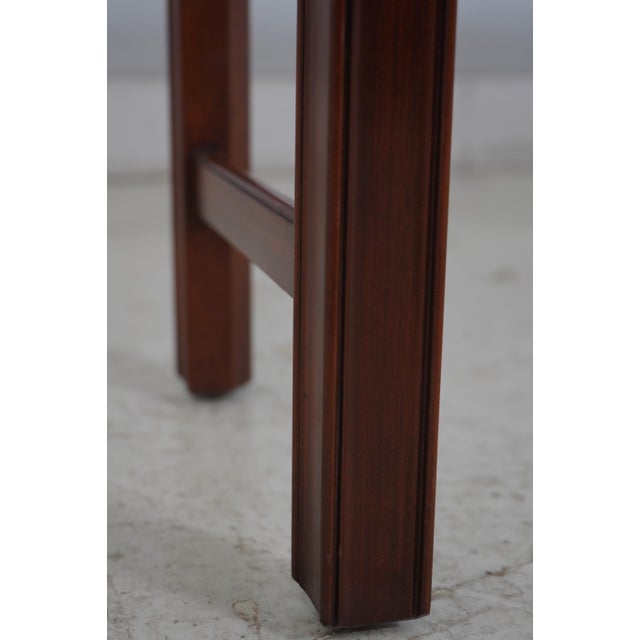 Henkel Harris Cherry 2 Drawer Console Table For Sale - Image 10 of 18