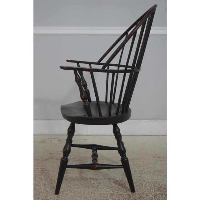 Traditional Set of 8 Sack Back Windsor Dining Room Chairs For Sale - Image 3 of 18