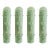Impressive Hammered Green "Graniglia" Murano Glass Wall Sconces Set of 4 by SimoEng For Sale