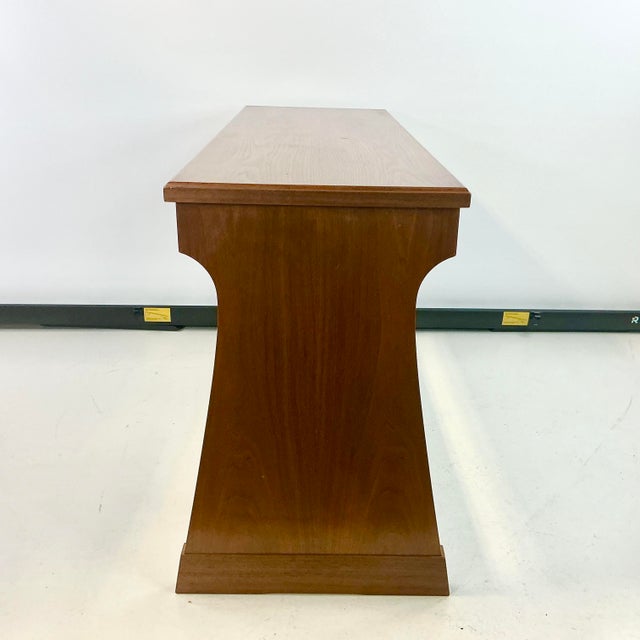 Mid-Century Mission Arts & Crafts Style Wood Organ Bench With Storage. For Sale - Image 13 of 14