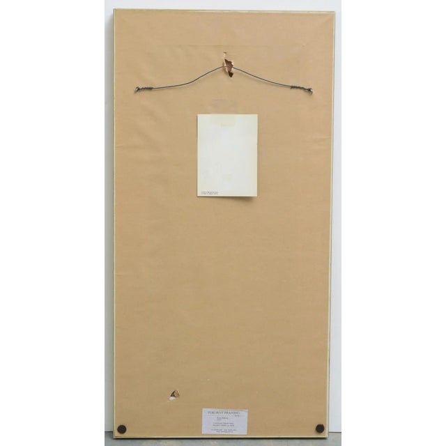 Mid 20th Century Manuel Monedero (1925-2002) Portrait of a Young Spanish Lady Oil on Canvas For Sale In Monterey, CA - Image 6 of 6