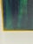 1968 Signed Abstract Figurative Painting in Navy & Emerald Green For Sale - Image 10 of 12