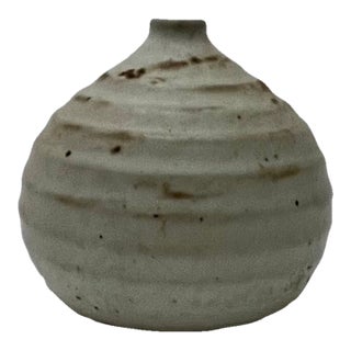 Mid-Century Modern Swedish Studio Pottery Vase by Ulla Nilsson for Arvika, an 1960s For Sale