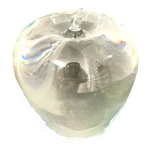 Late 20th Century Steuben Glass Apple