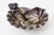 This lovely vintage Italian hallmarked mid century modern glazed ceramic bowl is in the shape of a coiled snail. It has...