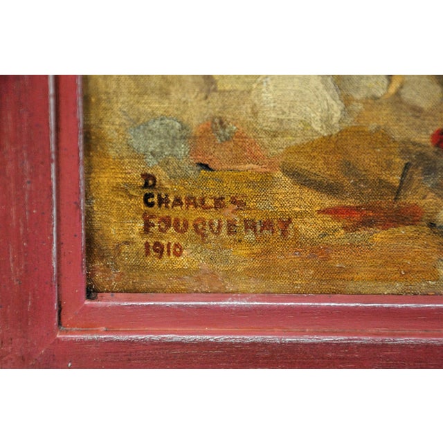 Charles Fouqueray, Seaweed Gatherers in Brittany, 1910, Oil on Canvas, Framed For Sale - Image 3 of 18