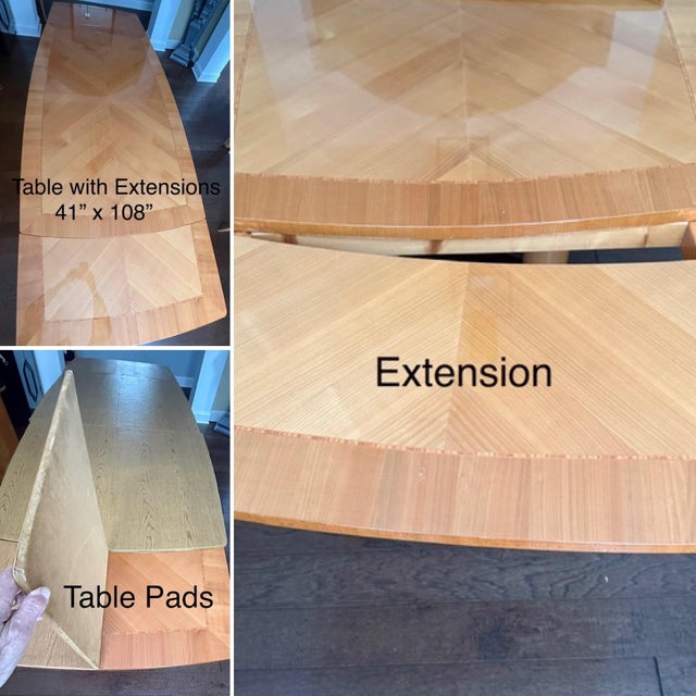 1990s Italian Excelsior Milano Dining Table & Chairs For Sale - Image 5 of 13