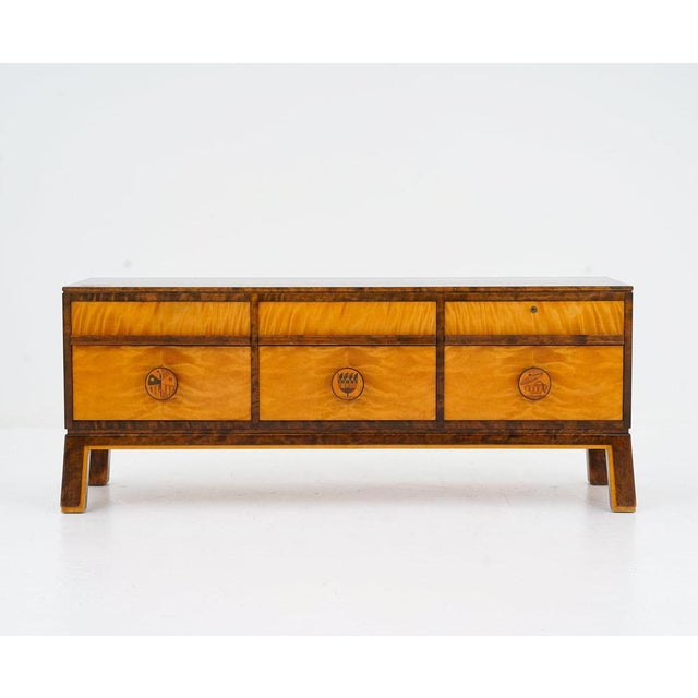This sideboard by Otto Schulz for Boet is a magnificent piece of furniture that dates back to the 1930s. This stunning...
