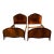 Vintage Pair of Twin Beds by Berkey and Gay For Sale