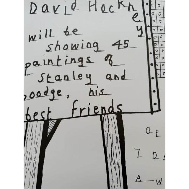 David Hockney (1937-2026), Dog Show Exhibition Poster, Original Vintage 1990s Poster, Printed in the Uk For Sale - Image 6 of 9