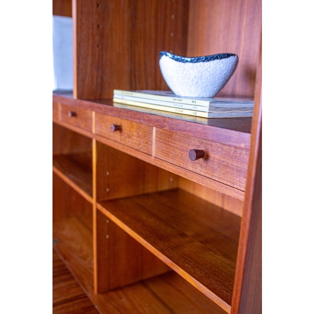 Vintage Danish Secretaire in Teak by Erik Brouer, 1960s For Sale - Image 4 of 18