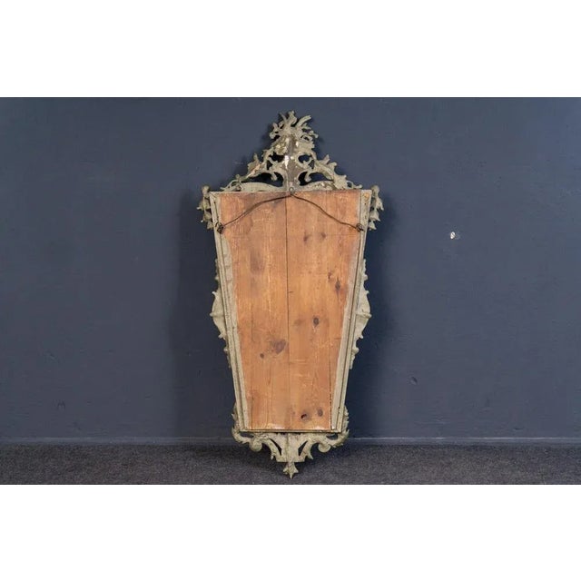 Vintage Decorative Glass Wall Mirror For Sale - Image 12 of 13