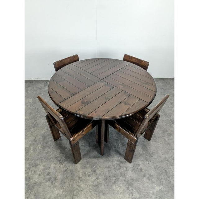 Pine Table by Silvio Coppola For Sale - Image 11 of 16