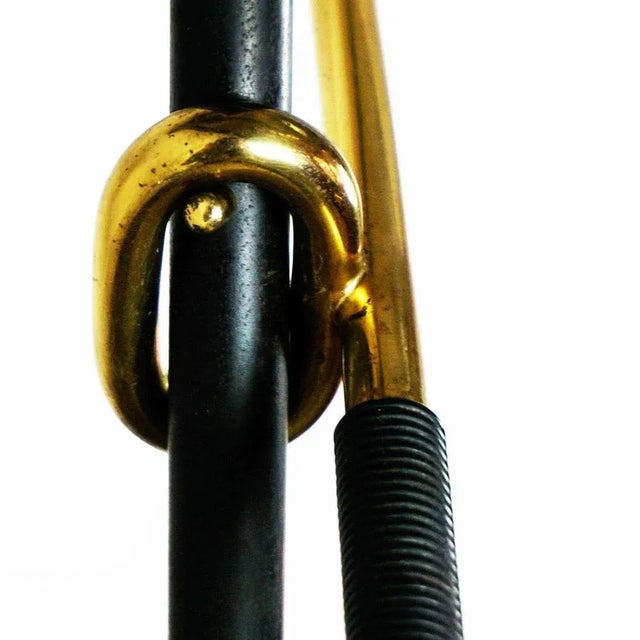 Mid-Century Austrian Model 2097 Pelikan Floor Lamp in Brass by J.T. Kalmar, 1950s For Sale - Image 6 of 16