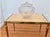 A very beautiful Italian ornate, rectangular brass table or side table with a very elegant marble top in Art Deco design.