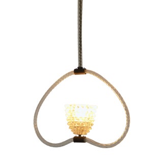Vintage Pendant Lamp from Barovier & Toso, 1940s For Sale