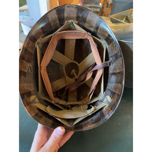 Original Wwii u.s. M1 Helmet Named Veteran Attributed to Colonel Jake L. Wilk Wwii & Korea Fighter Pilot For Sale - Image 9 of 11