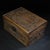 This is a finely carved vintage Chinese wooden treasure box, crafted from rosewood (Huali wood). The box features an...