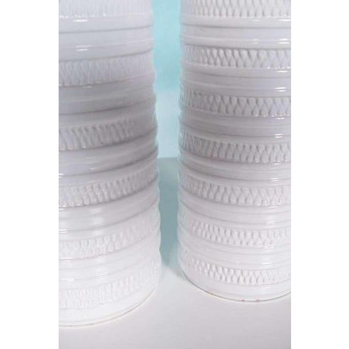 White Ceramic Vases from Carstens Tönnieshof, West Germany, 1960s-1970s, Set of 4 For Sale - Image 3 of 12