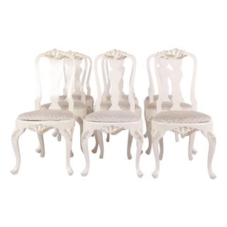 Vintage Dining Chairs in Neo Rococo Style, 1920s, Set of 6 For Sale