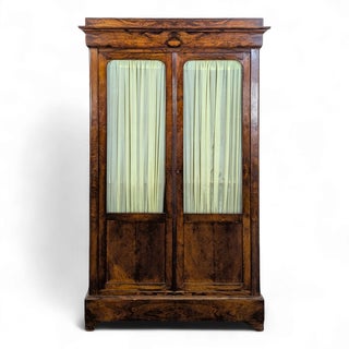 Louis Philippe Flame Mahogany Bookcase For Sale
