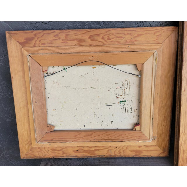 European Street Scene Street Paintings - A Pair For Sale - Image 14 of 16