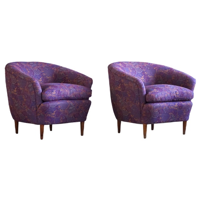 Set of House and Garden Lounge Chairs attributed to Gio Ponti, 1940s For Sale