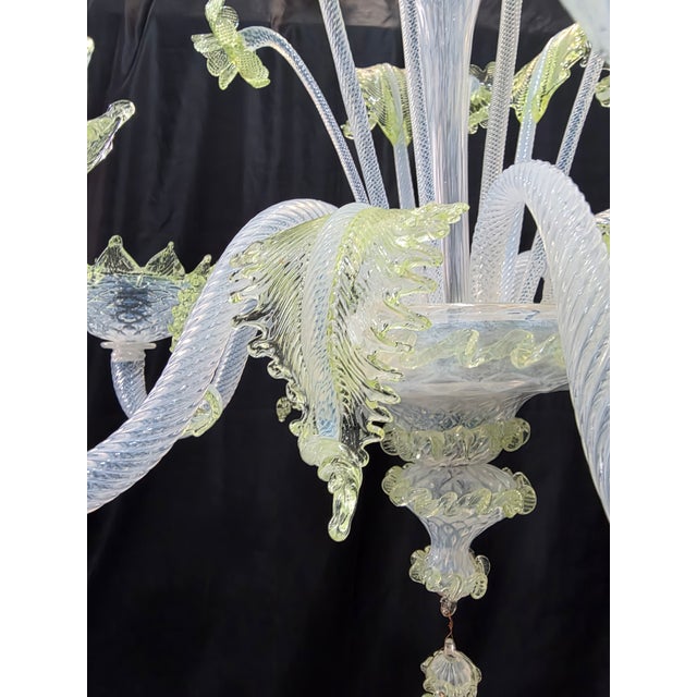 1980s Vintage Murano Chandelier, 1980s For Sale - Image 5 of 13