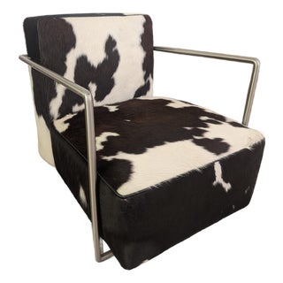Vintage Flexform a.b.c. Reclining Cowhide Chair by Antonio Citterio Italy For Sale