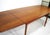 Brown Teak Expandable Dining Table in the Style of Niels Moller Denmark For Sale - Image 8 of 14