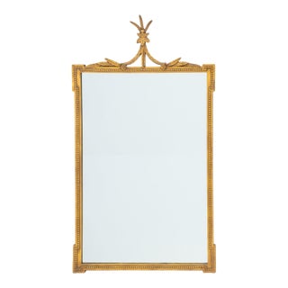 George III Style Giltwood Framed Mirror For Sale