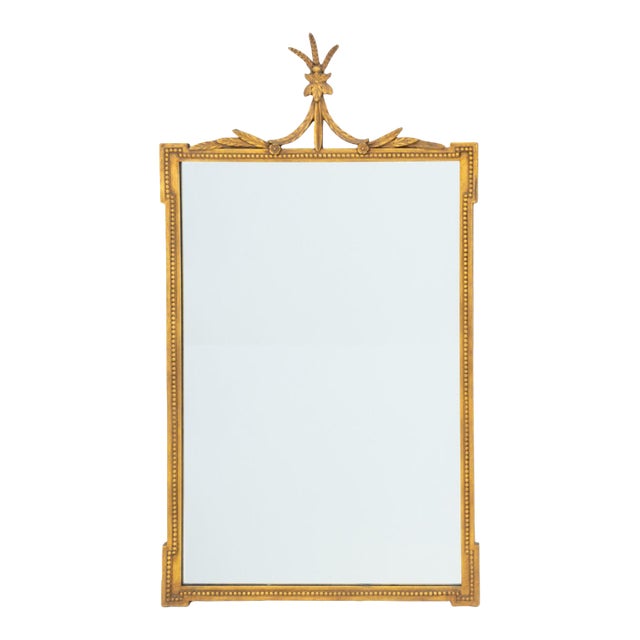 George III Style Giltwood Framed Mirror For Sale